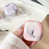 Gloss Marble Texture Headphone Case For Samsung Galaxy Buds Live Buds FE Buds 2 Pro Cute Earphone Cover Funda