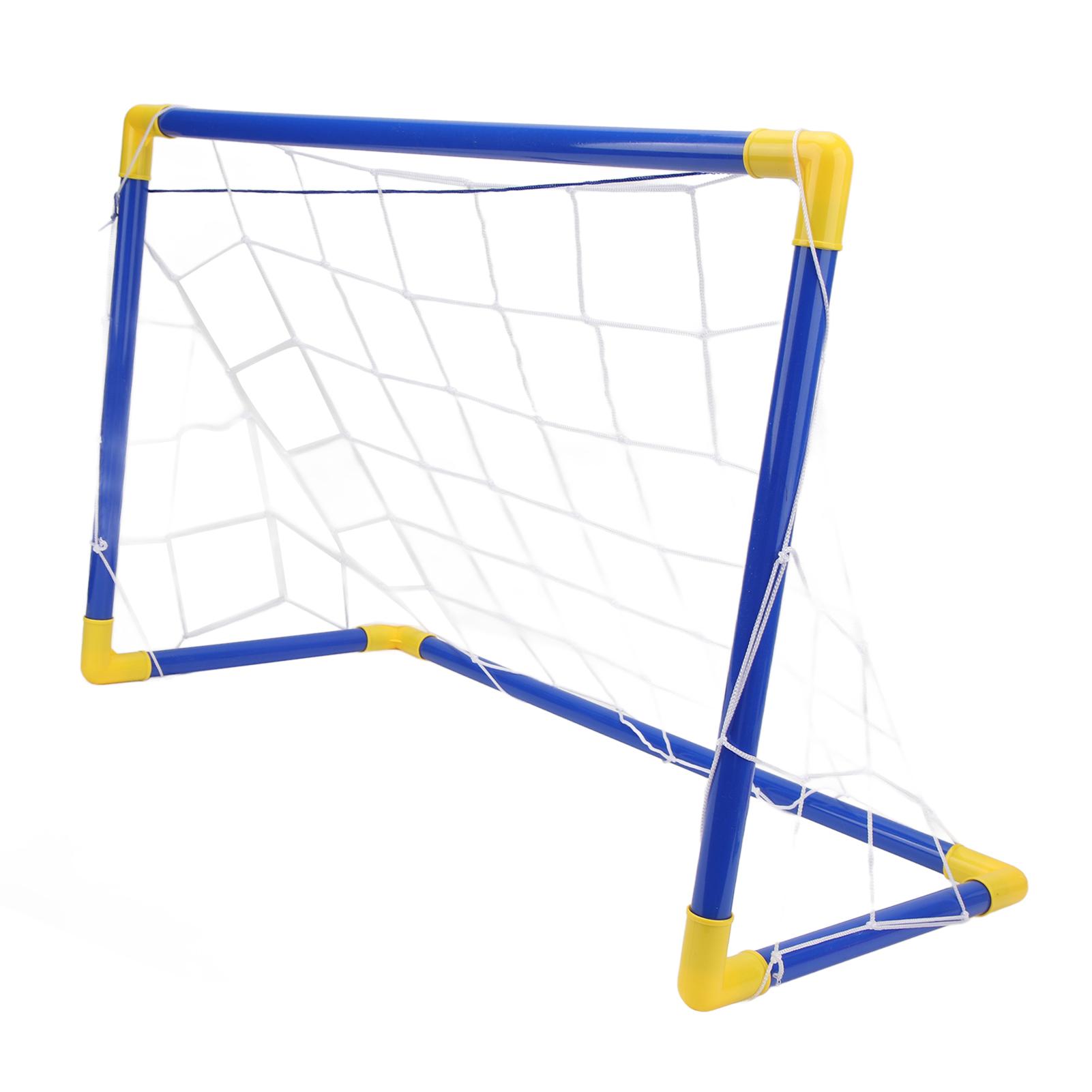 

Indoor Outdoor Kids Mini Soccer Goal Set Kids Soccer Ball Goal Set with Net Pump