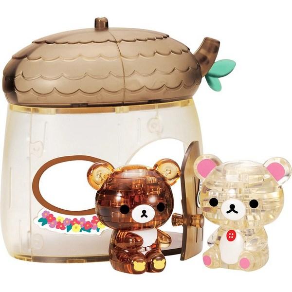 

Семья Кори Рак Кума и Желудь Кристалл Кристалл Трехмерная головоломка 66 Корея 3d головоломка