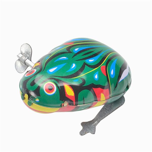 Creative Children Toys Retro Clockwork Toy Classic Iron Clockwork Frog