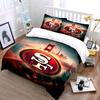 Golden Gate Bridge SF Logo Design Bedding Duvet Cover Set Duvet Cover Pillowcases  (1*Duvet Cover 2*Pillowcases, Without Duvet Insert)
