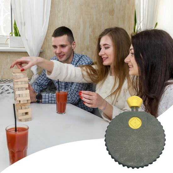 3D Printed Mechanical Dice Portable Travel Spinner Dice Rotatable PLA Roulette Dice Fidget Toy Kids Adults Family Night Bar Party Board Game Props