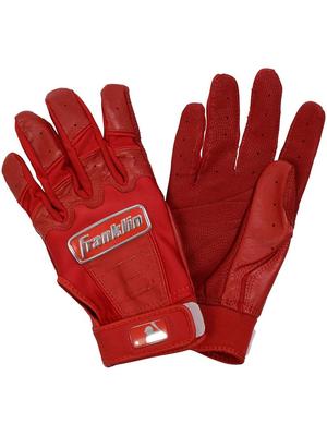 Franklin CFXCHROME Batting Gloves, Ambidextrous, Red, 20593, Ambidextrous/S