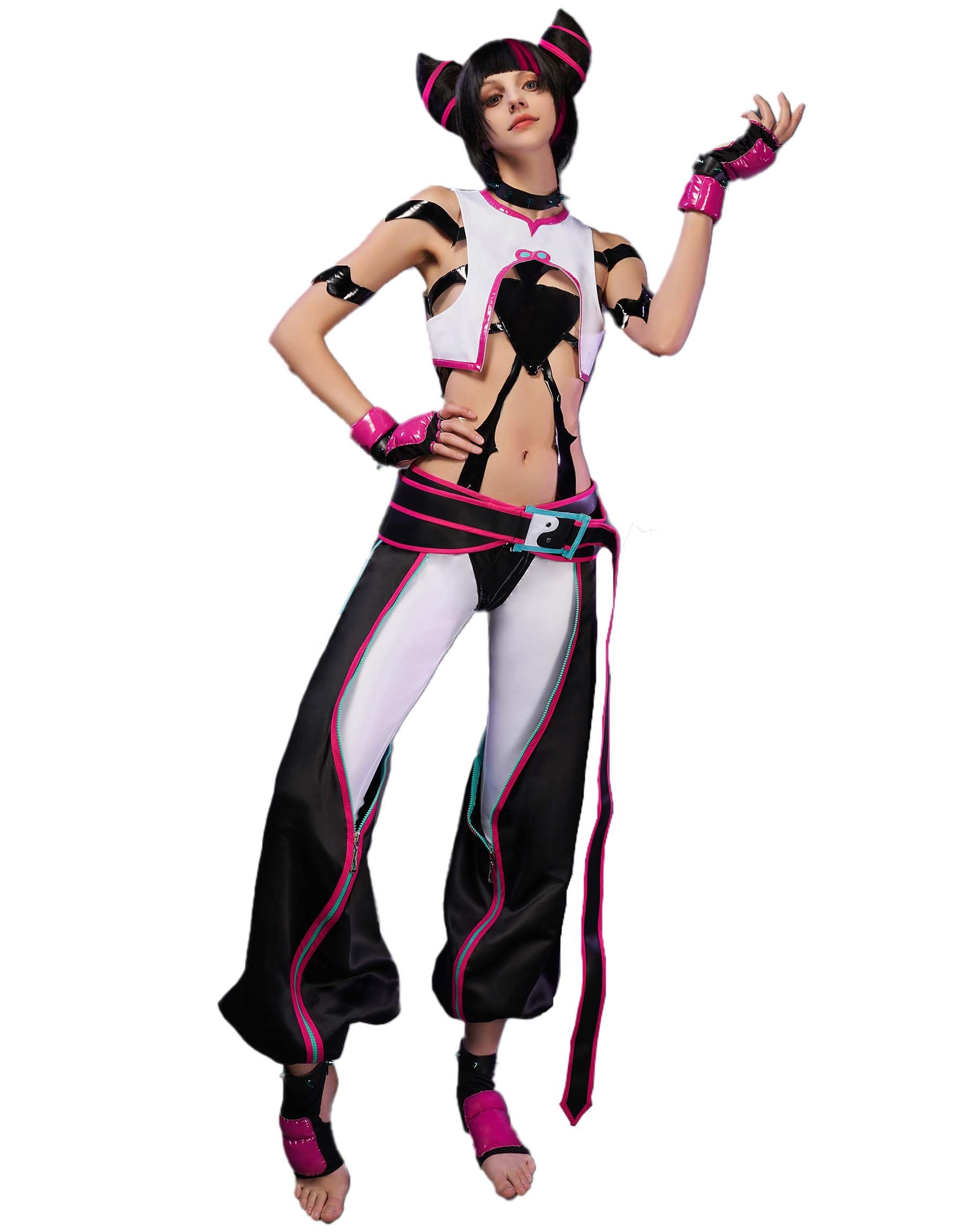 

Miccostumes Взрослый Аниме Игра Злодей Боевая Форма Тхэквондо Косплей Модный Наряд для и Включает и Перчатки Костюм, Наряд, Хэллоуин,