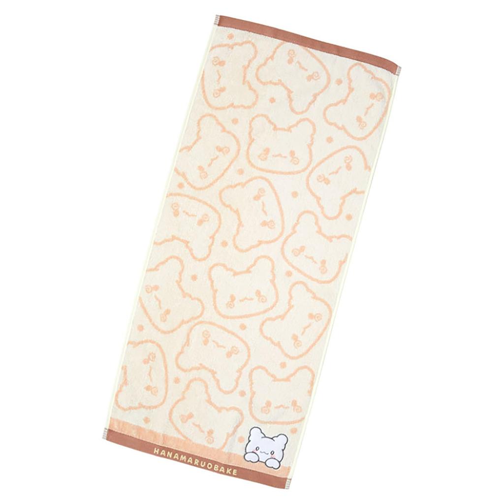 Sanrio Face Towel Hanamaru W34 x x 931055 (Always Together!) Ghost, Approx. D0.5 H76cm, Cotton,