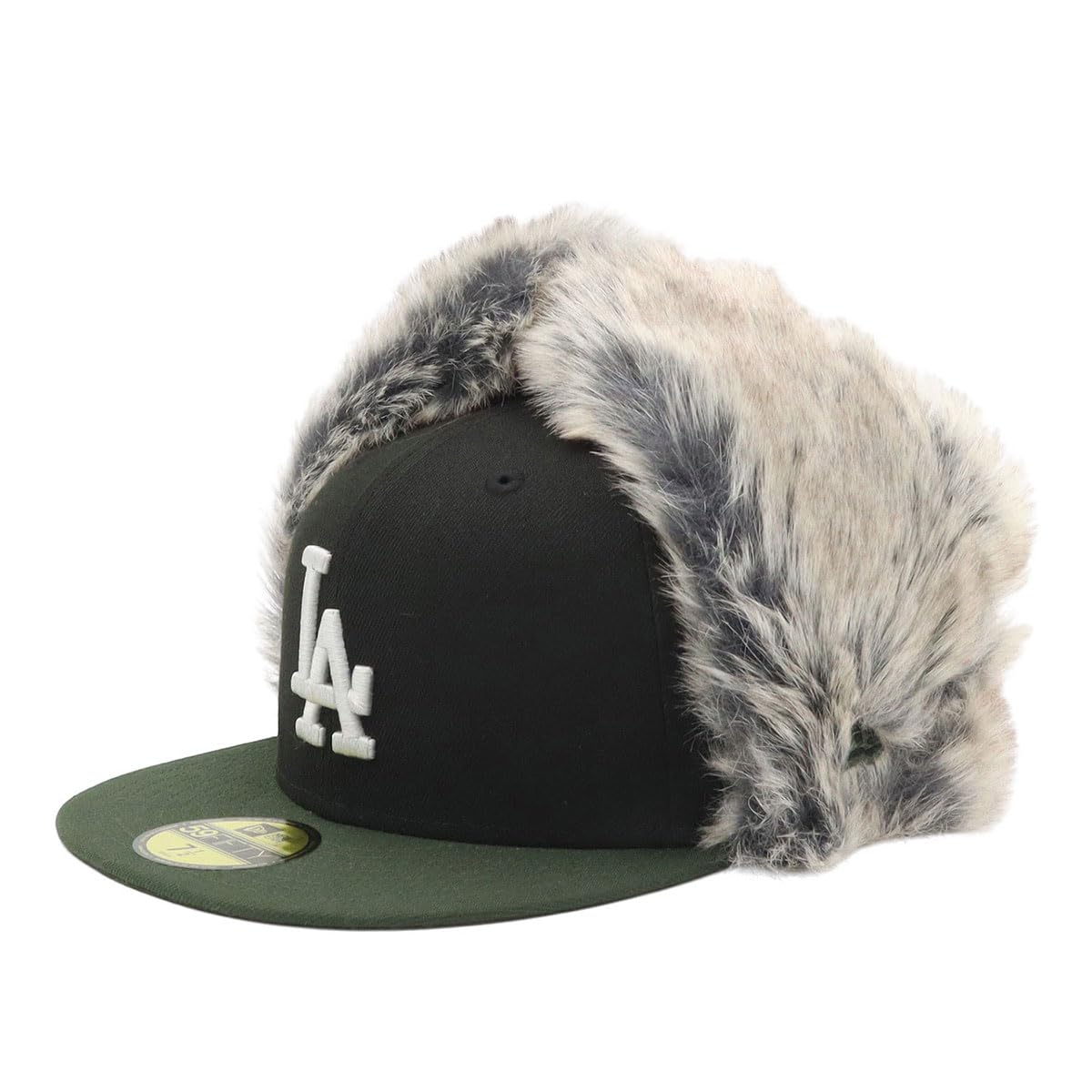 

New Era 59Fifty Dogear MLB ONSPOTZ LA Размер 7 Лос-Анджелес Доджерс Двухцветная Кепка, Эксклюзив, Черный, 5/8,