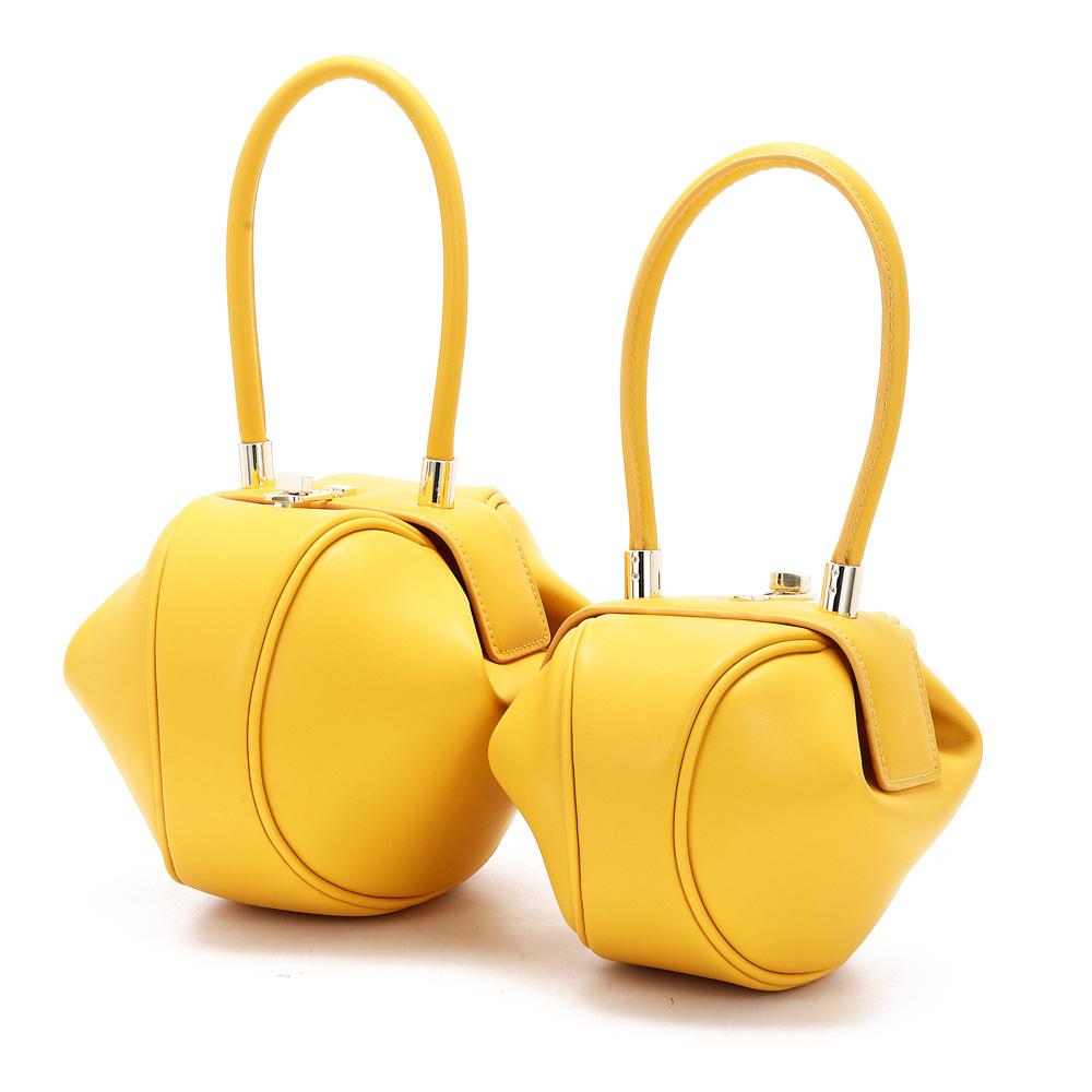 Bag Women's New Niche Design Large Capacity Women's High-end Leather Handbag Single Shoulder Armpit Bag Spring and Summer Women