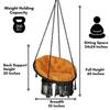 Balanço redondo premium/Jhula para adultos/Jhoola para varanda para adultos/Unjal para casa/Capacidade de peso de 200kg
