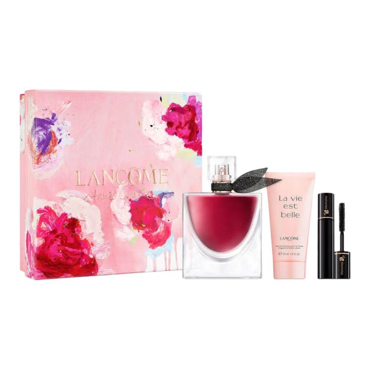 LANCOME La Vie Est Belle Limited Perfume Eau De Parfum EDP 50ml+50ml+2ml Perfume 50ml+Body Lotion 50ml+Mini Mascara 2ml
