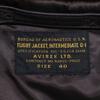 AVIREX 6101063 GOAT G-1 TOP GUN Goatskin Flight Jacket Jacket 40 Dark brownUsed