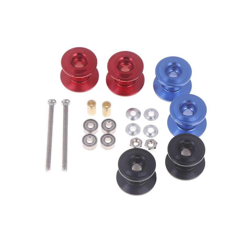 2 ks 12-13 mm dvojitý vodicí váleček 95423 náhradní díly z lehké slitiny pro model vozu Mini 4Wd