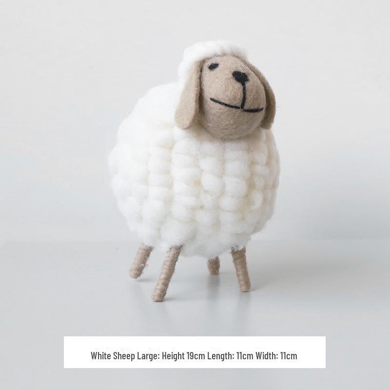 

Милые украшения из фетра в виде овец: Креативный декор детской комнаты и спальни в скандинавском стиле