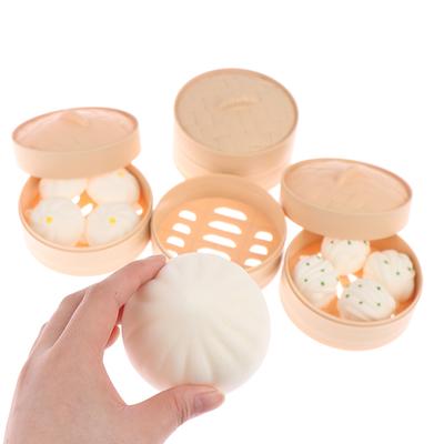 Simulation Toy Soft Fidget Sensory Toy Steamer of Steamed Stuffed Bun Autism Special Needs Stress Reliever Toy