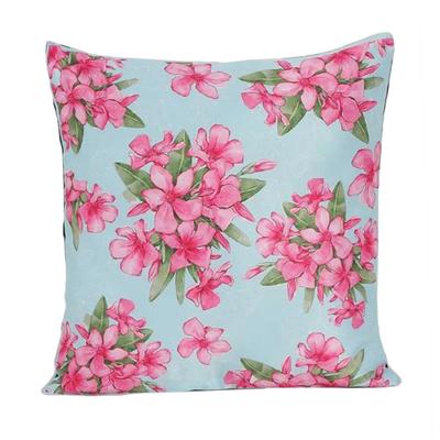 KOKO MAISON INC. Kissenbezug mit Blumenmuster und Polystain | Klappenverschluss | Digitaldruck