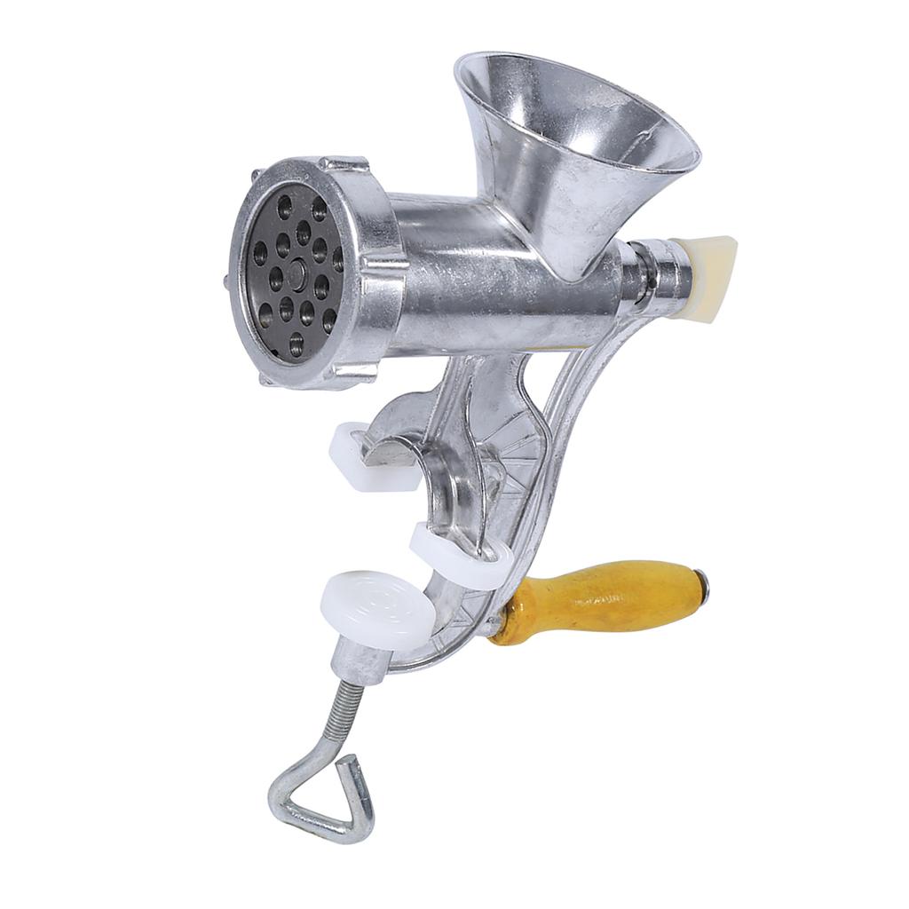 Aluminium Alloy Hand Operate Manual Meat Grinder Sausage Beef Mincer Table Kitchen Home Tool