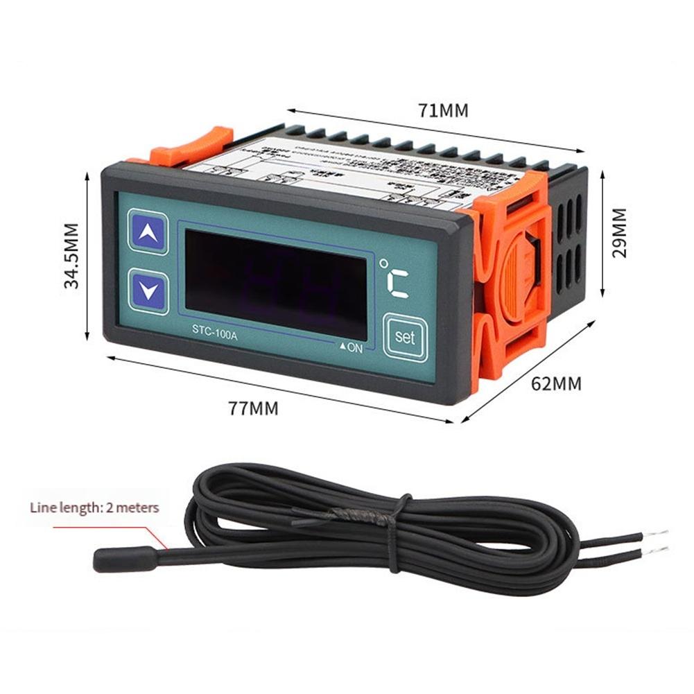 STC-100A Microcomputer Thermostat Cooling Heating Temperature Controller 220V For Industrial Automation Equipment
