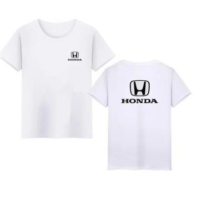 Honda 2026 Summer New Hot Short-sleeved Overalls 4S Shop Car Beauty Repair Car Friends Club Loose T-shirt Pure Cotton