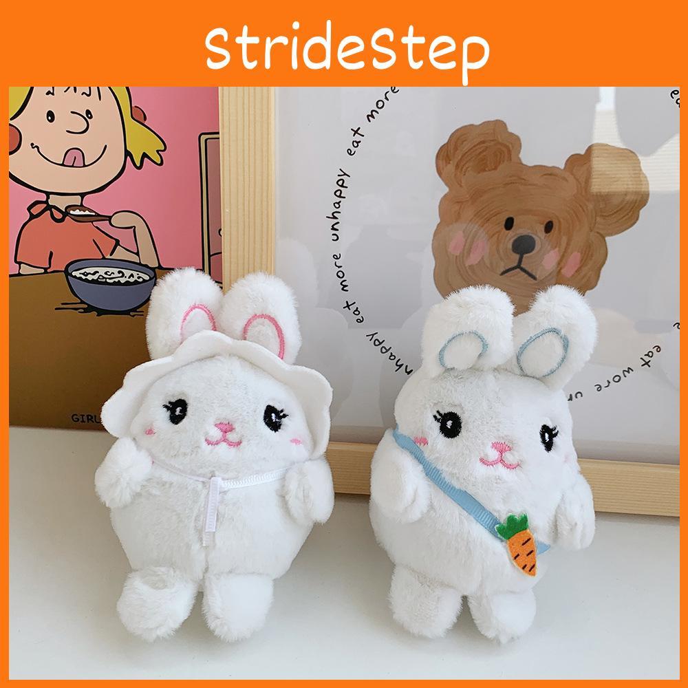 Soft Carrot Bunny Plush Keychain Adorable Gift And Backpack Accessory