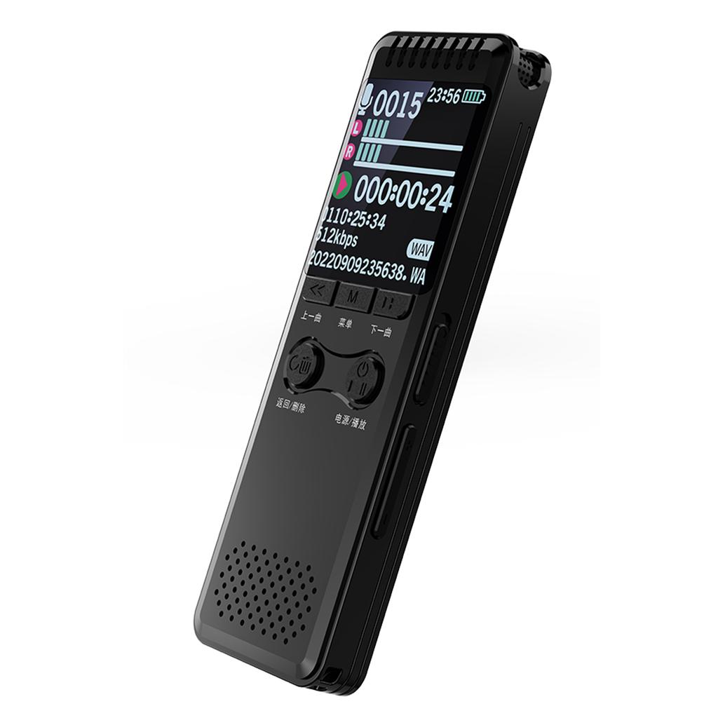Digital Voice Recorder 1.44  Color Screen Recorder Built In Microphone MP3 Player Portable Audio Recording Device for