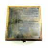 Nautical Maritime Brass Master Box & Compass Telescope Magnifying Glass