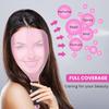 1/3pcs Hair Salon Face Shield Plastic Haircut Face Protector Mask with Sponge Handle Reusable Face Mask Cover Makeup Protector