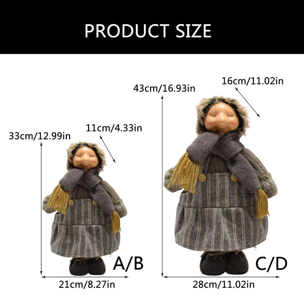High Quality Christmas Gnomes Decoration Beautiful Gnomes Ornament Wild Men Doll Display Elevates Your Christmas Decors