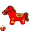 15/20/25/30CM Chinese Style Plush Horse Toy Stuffed Cartoon Lucky Pony Plushie Year of Horse Mascot Doll Educational Toy Decoration New Year Holiday