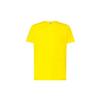 T-shirt - JHK - Yellow - 100% Cotton - Short Sleeves - Size XS To 3XL