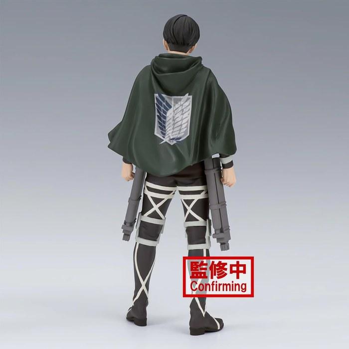 Banpresto Attack on Titan The Final Season Levi Figure, 6 Inch
