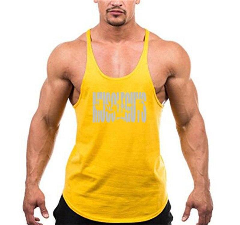 Muscleguys Relaxed Large Casual Tank Top Men's Sports Fitness Sleeveless T-shirt Summer Lightweight Training Top
