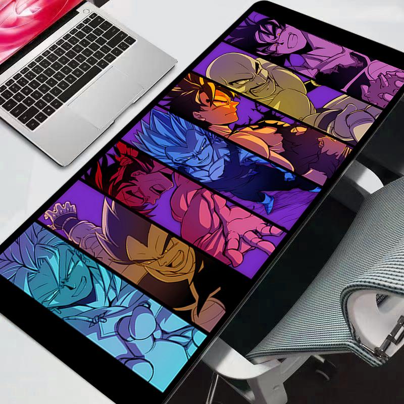 Mouse Pads Mouse Pad Dragon Ball DBZ Gamer Desk Mat PC Computer Anime Big Mousepad Keyboard gaming Accessories Mausepad Big