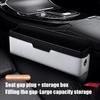 Seat Storage Box Leather Storage Box For Front Seat Car Interior Accessories Multifunctional Between Seat Car Organizer For