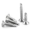 Keweng Stainless Steel Phillips Flat Head Self-Drilling Screws