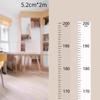 2m Wall Height Measuring Stickers for Children, Transparent, Waterproof, and Accurate Height Measurement.
