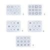 Reusable Silicone Molds Set For DIY Crafting Resin Beads Gems Pendants Multi Design Jewelry Accessories Making Supplies