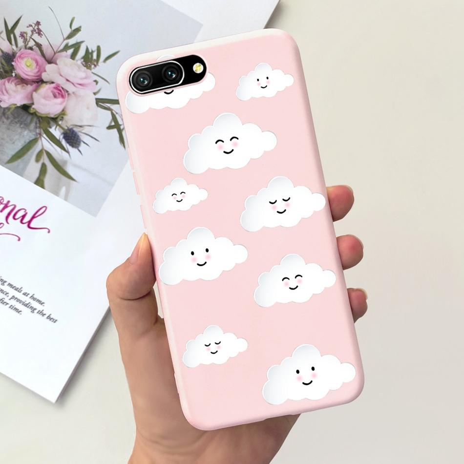 For Honor 10 Case Honor10 COL-L19 COL-L29 Fashion Moon Pattern Soft Silicon Protective Cover Phone Cases