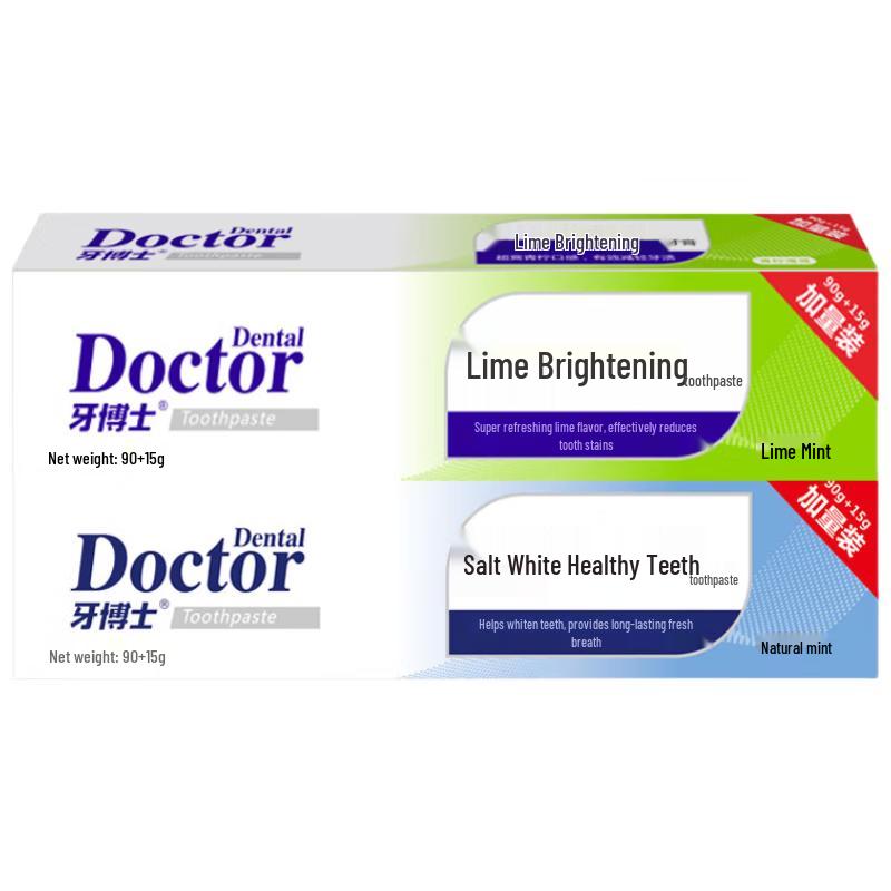

Dr. Dental Green Lime Whitening Toothpaste 2-Pack