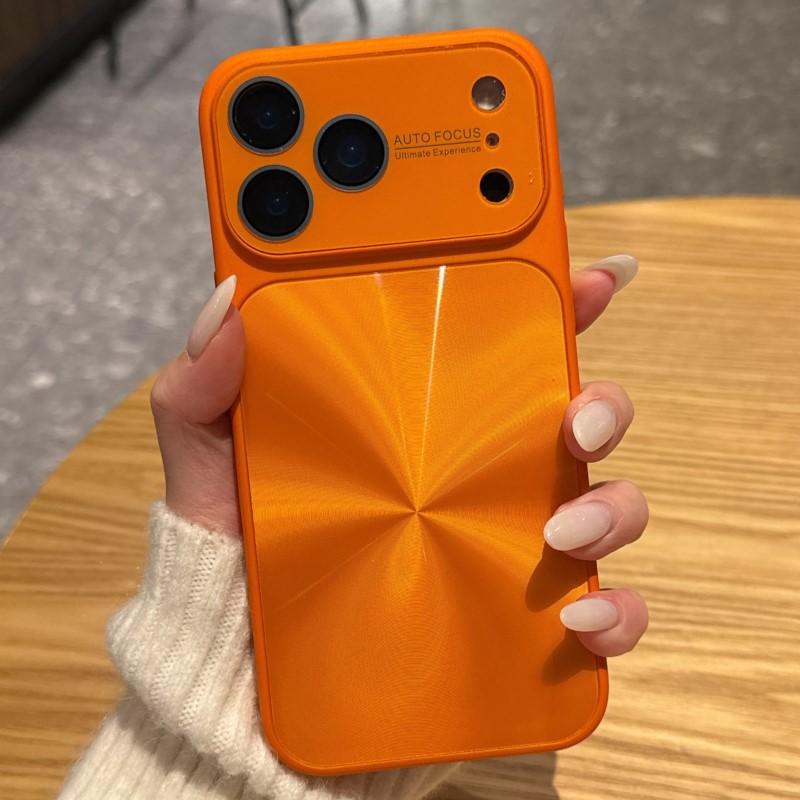 Dazzling CD Pattern Big Window Camera Protection Case for iPhone 17 16 15 14 13 Pro Max Shockproof Laser Hard Plastic Cover Etui