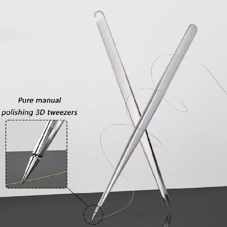 Polished Tweezers With Nonslip Grip Perfect For Gardening Trimming Jewelers Engineers Repair And Scientific Applications