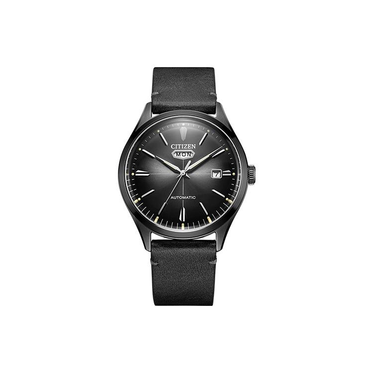 CITIZEN Mechanical Wrist Watch Collection 50m Water Resistant Mechanical Movement Cow Leather Strap NH8395-00E Official Supply |