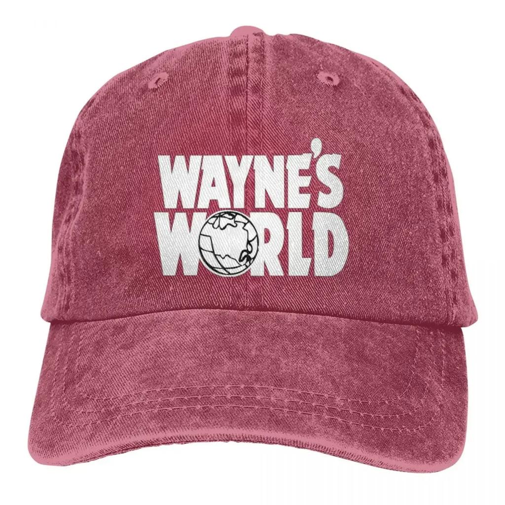 2026 Waynes World Baseballkappe Beliebte Komödie Kpop Rock Trucker-Kappe Atmungsaktiv Unisex Herren Mode Benutzerdefiniertes Logo Baseballkappen