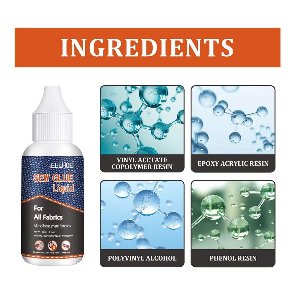 High Viscosity Strength Denim Clothes Fabric Bonding Glue Sewing Glue Clothing Repair Glue
