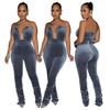 European & American Women's Fashion Velvet Jumpsuit - Sexy, Casual Style (RC3245)