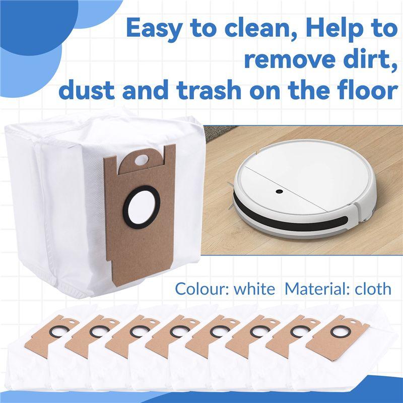 ABIY Replaceable Accessories Parts Dust Bags For Xiaomi Lydsto R1 R1A Robot Vacuum Cleaner Robot Vacuum Cleaner Parts