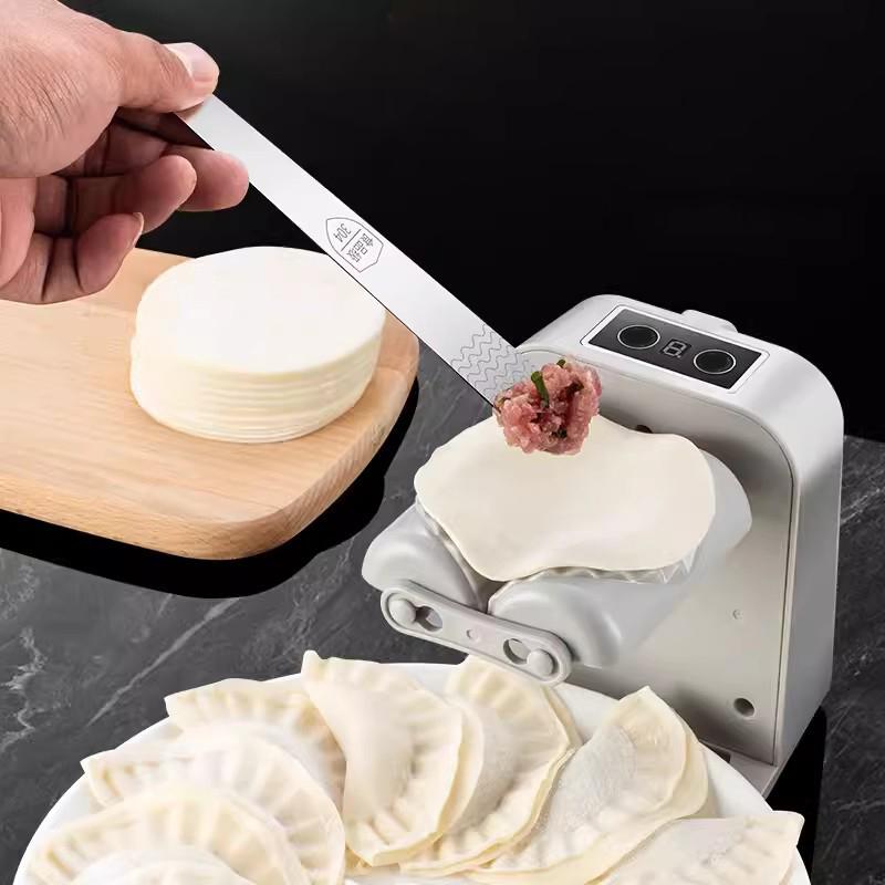 Automatic Electric Dumpling Maker Machine Home Dumpling Maker Automatic Rapid Prototyping Mold Kitchen Restaurant Home Diy белый