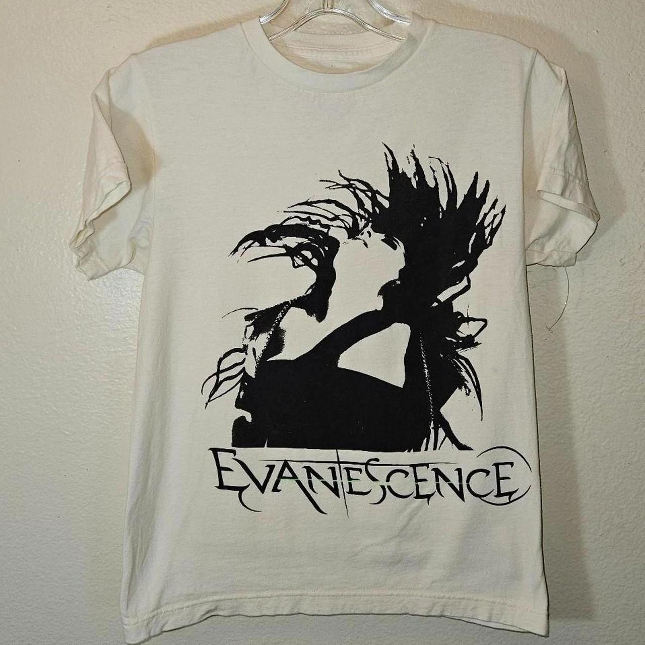Contemporary Evanescence Amy Lee Rock Band Graphic Shirt S