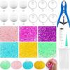 1 Set TPR DIY Craft Supplies Tear Resistant Ball Shell Creative Squeeze Ball Shell  Handmade Play