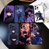 Jujut-su Megumi F-Fushiguro K-Kaisen Phone Case For iPhone 17,16,15,14,13,12,11 Plus,Pro Max,XS,Soft Silicone Black Cover