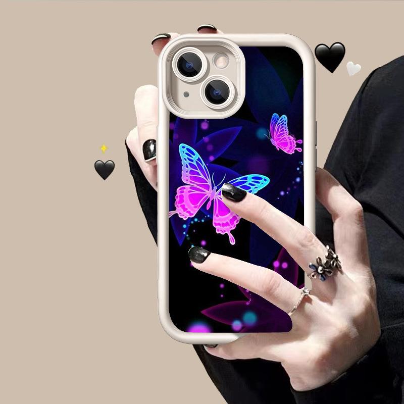 Color Butterfly Creative Application iPhone17PorMax Phone Case 17 Apple 16 Frosted 15/14 Factory 13