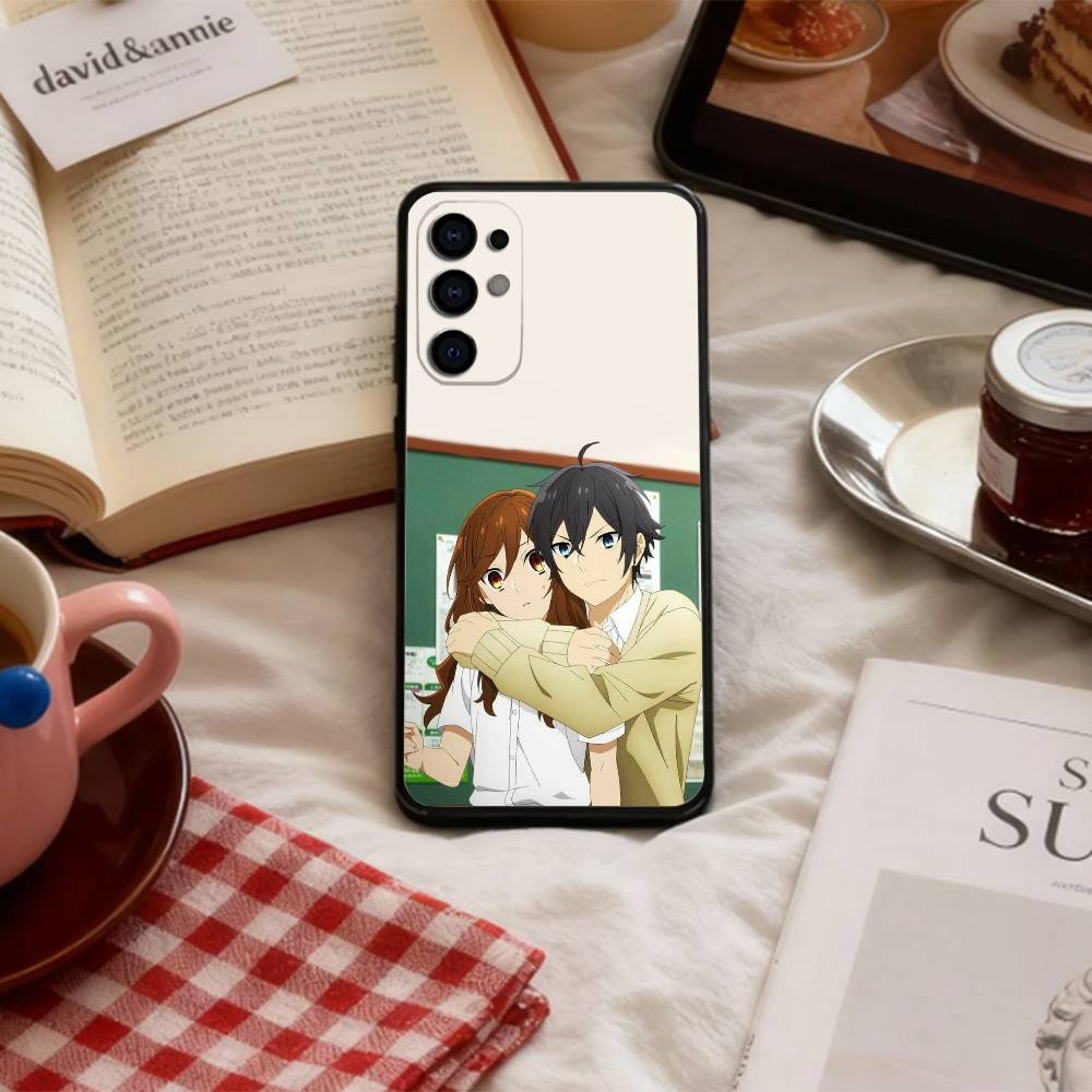 Romantic H-Horimiya   Phone Case For Samsung S 25,24,23,22,30,21,10,9,Ultra,Plus,Lite,FE,4,5 G Soft Black Case